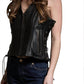 Lesa Collection - Cowhide Leather Braided Vest