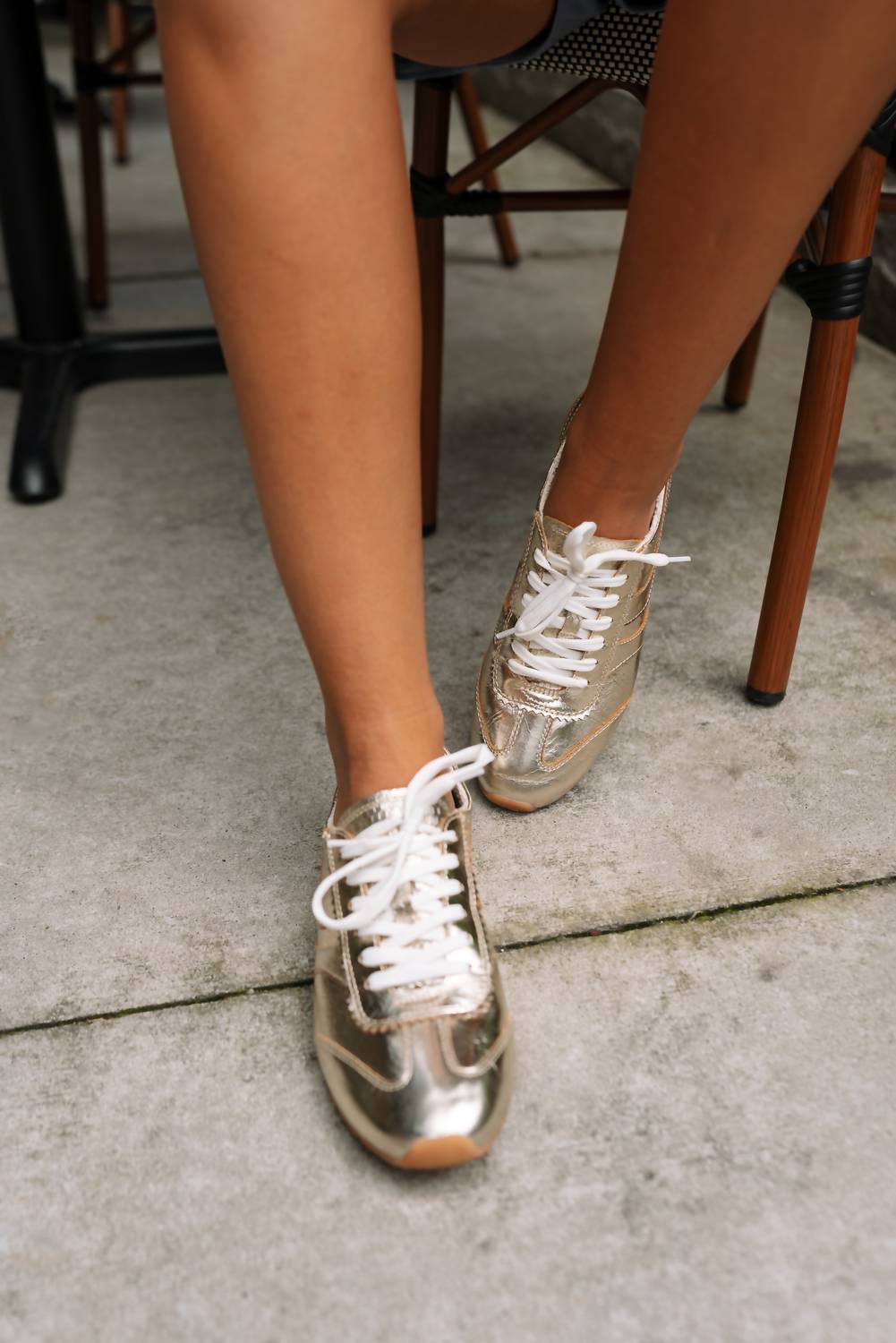 Dolce Vita - Women's Delany Crinkle Patent Sneaker