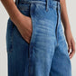 Ag Jeans - Mercer Cuffed High-rise Barrel Jean