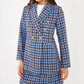Abbey Glass - Calvin Houndstooth Tweed Blazer