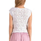 Elan - Cap Sleeve Sweater