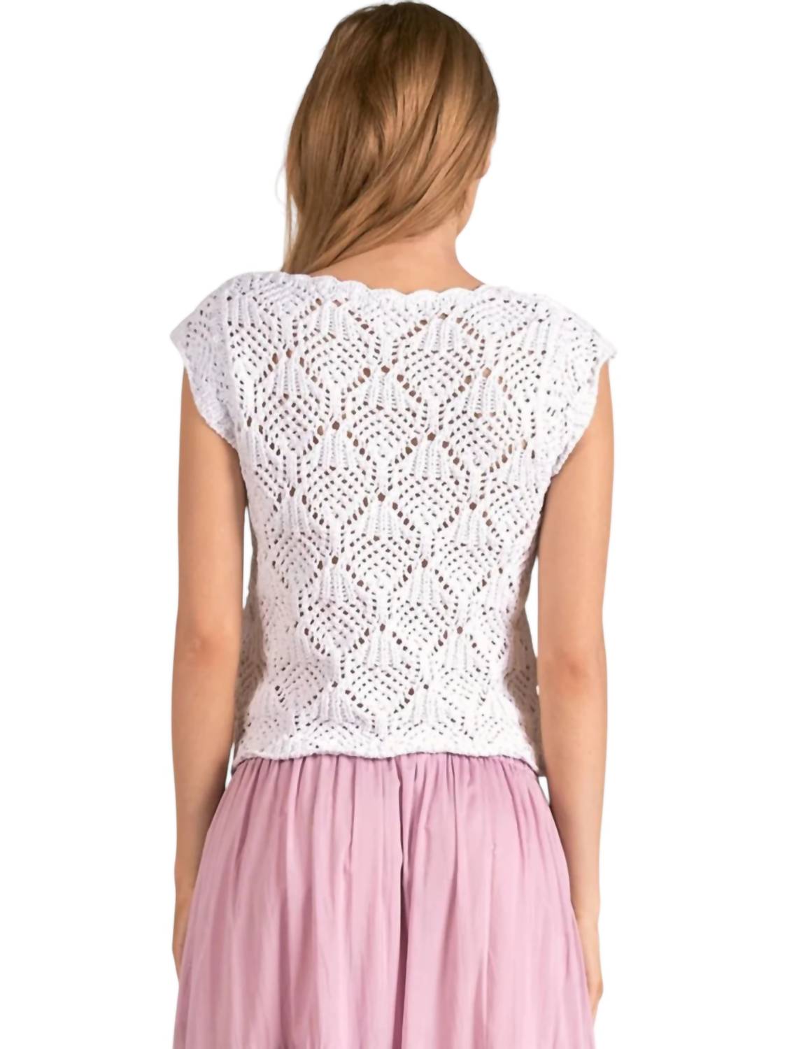 Elan - Cap Sleeve Sweater