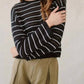 Bella Dahl - Stripe Crew Neck Sweater