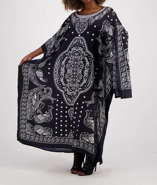 Advance Apparel - Geometric Print Kaftan