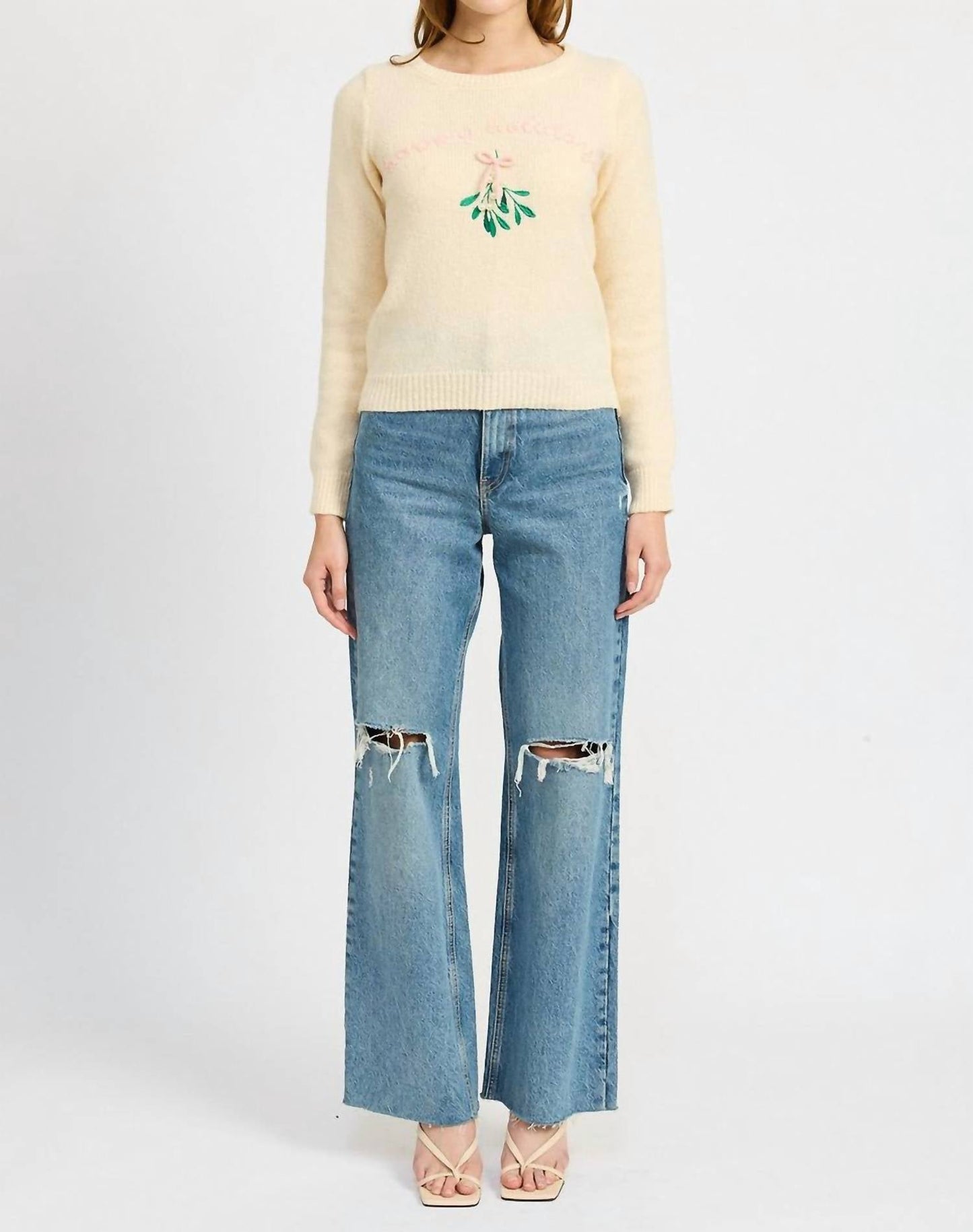 En Saison - Mistletoe Crew Sweater