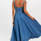Free People - Another Season Denim Midi Dress