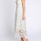 Lovelo - Floral Embroidered Midi Dress