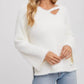 Bluivy - Callie Strappy Front Fuzzy Sweater