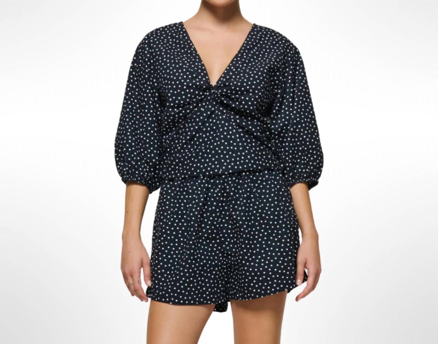 Nation Ltd - Celeste Balloon Sleeves Blouse
