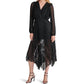 Steve Madden - Ari Lace Pleated Handkerchief Hem Dress