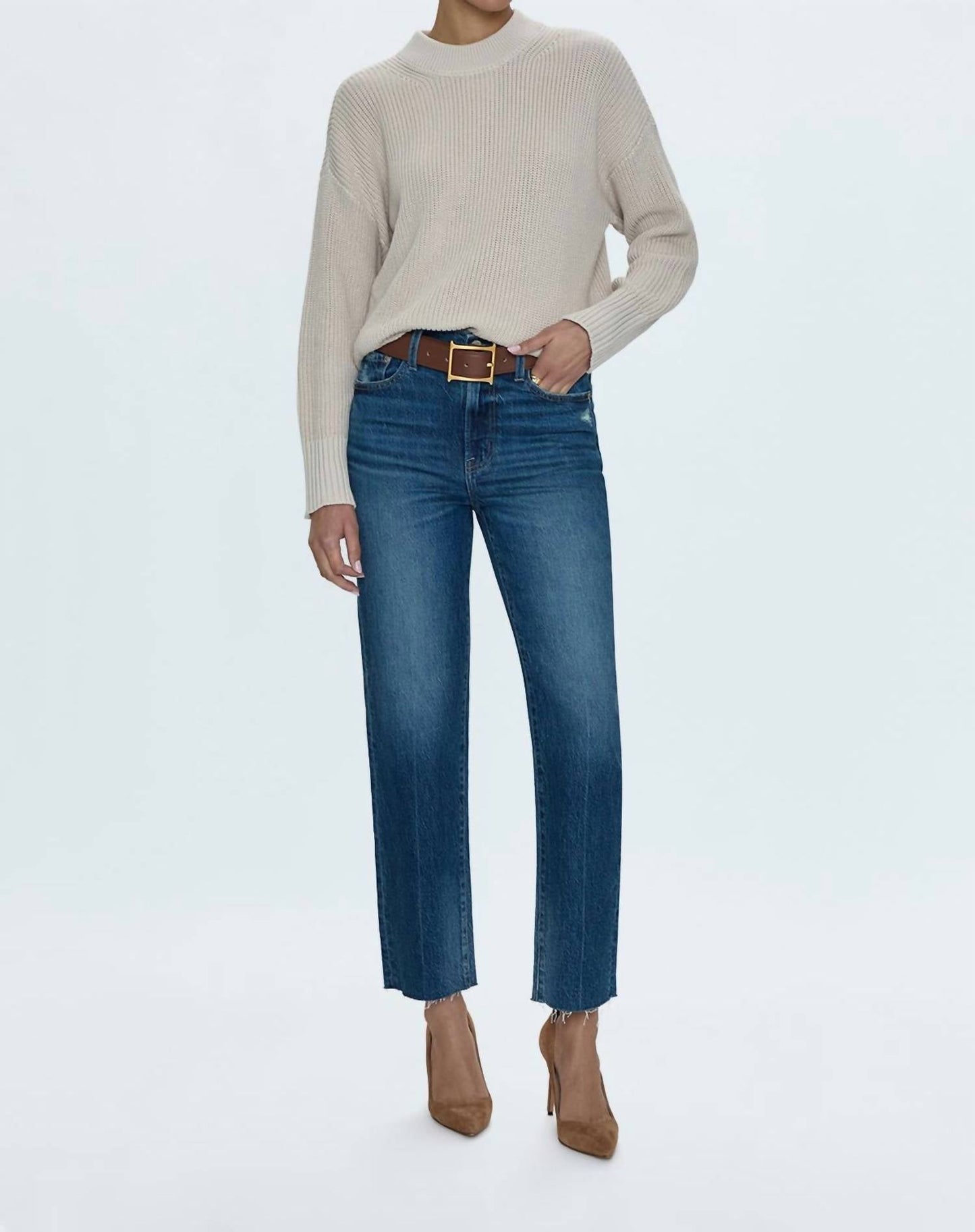 Pistola - Charlie High Rise Straight Ankle Jeans