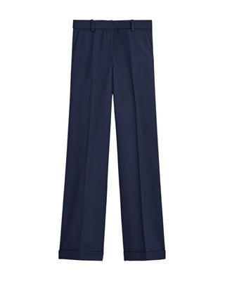 J.Crew - Women's Cuffed Wide-leg Trouser Pant In Wool Blend