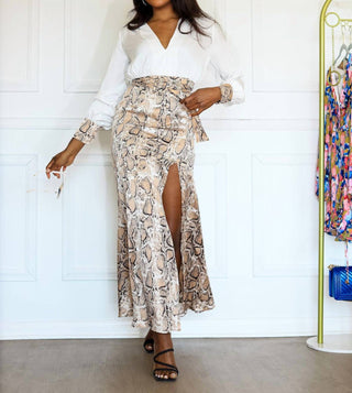 Little Secret Of Mine - Women's Long Sleeve V Neck Long Dress