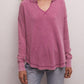 Z Supply - Driftwood Thermal LS Top