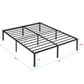 Queen Size Platform Bed with Quiet Support - Black