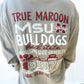 Image One - Mississippi State Bulldogs School Elements Stack Tee
