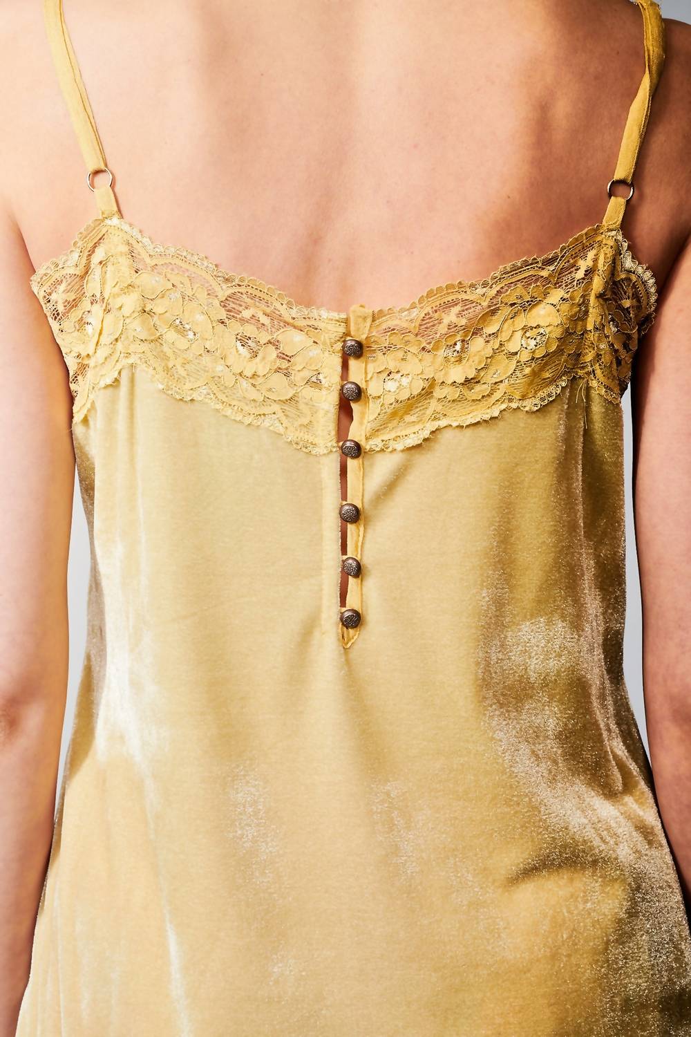 Aratta - Velvet Lace Trim Camisole Top