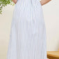 Blu Pepper - Stripe Button Down Dress