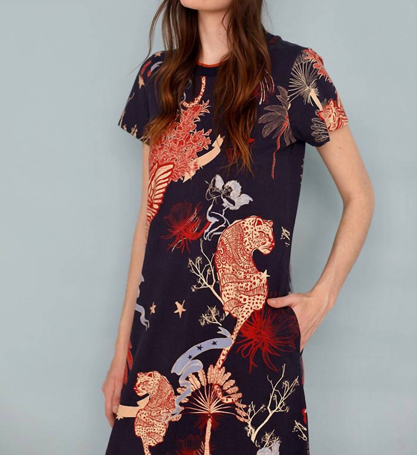 Las Sureñas - Toile De Jouy Jersey Long Dress