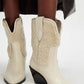 Free People - Women's Pitchfork Point Shearling Western Boots