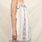 En Creme - Tassel Shoulder Embroidered Mini Dress