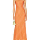 Christopher John Rogers - Wiggle Dot Strapless Maxi Dress