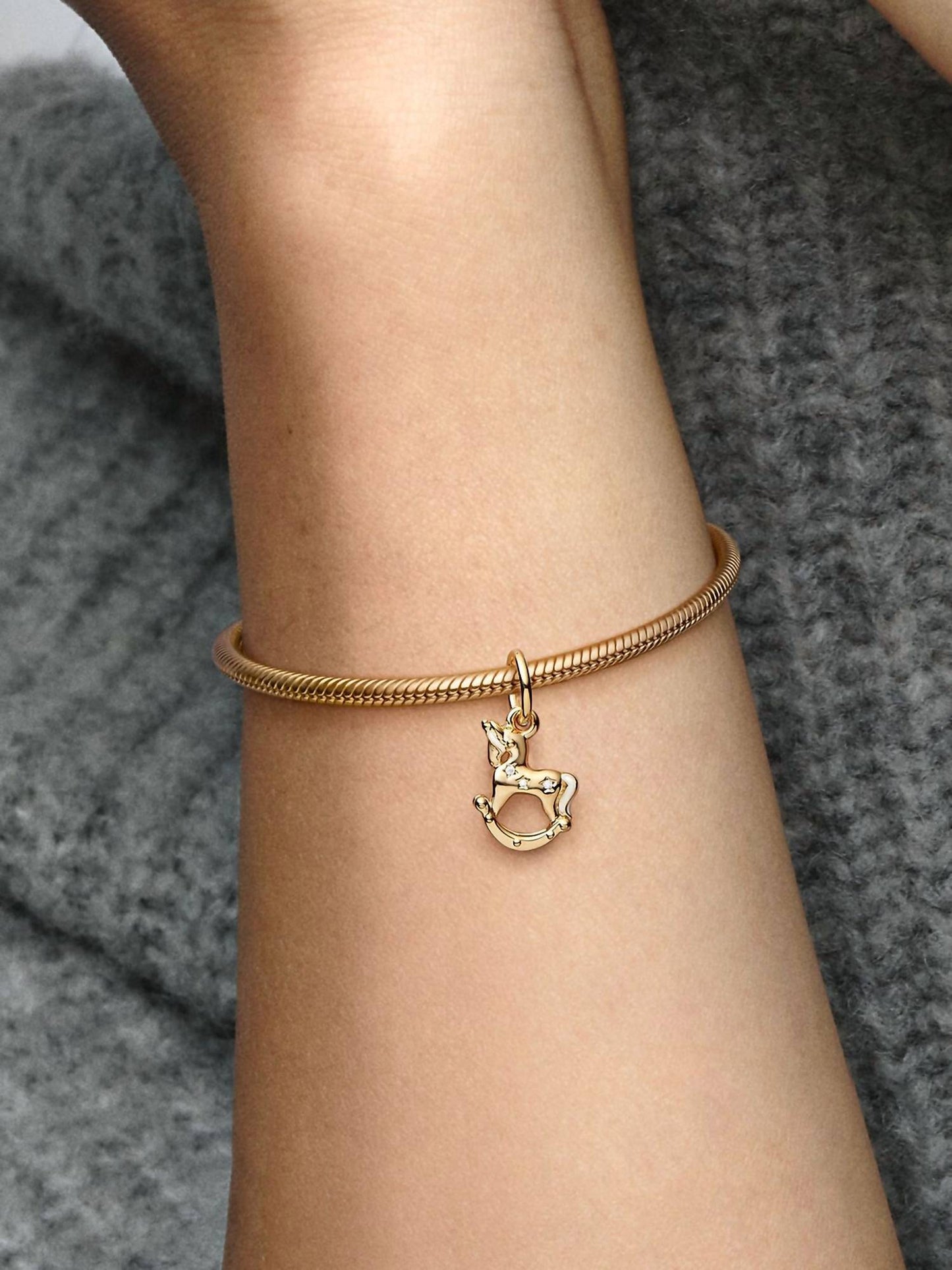 Pandora - Rocking Unicorn Dandle Charm