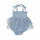 Angel Dear - Girls Soft Chambray Tutu Bubble Dress