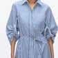 3.1 Phillip Lim - Striped Chiffon Cascade Shirt Dress