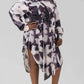 Bitte Kai Rand - Water Mirror Button Front Midi Dress - Plus
