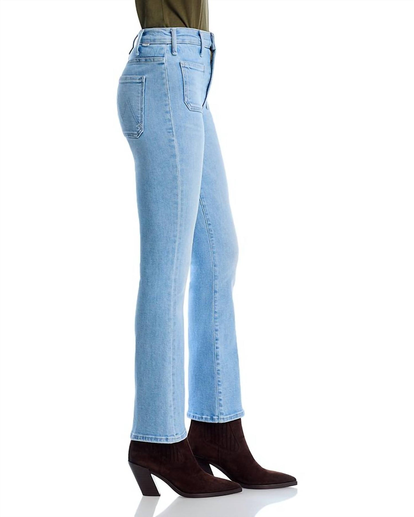 Mother - Hustler Patch Pocket High Rise Ankle Jeans