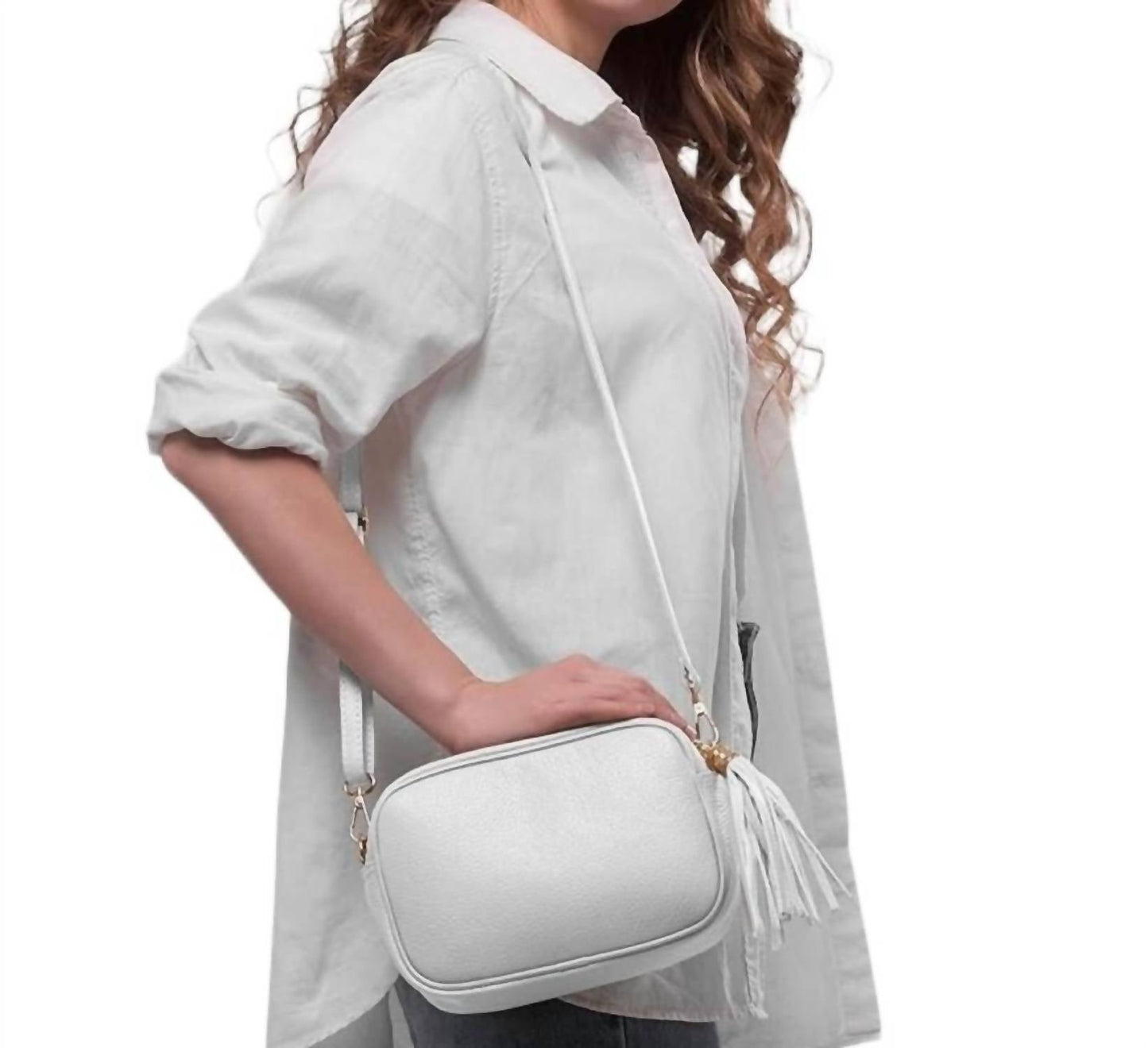 Cadenza Italy - Leather Camera Style Crossbody Bag