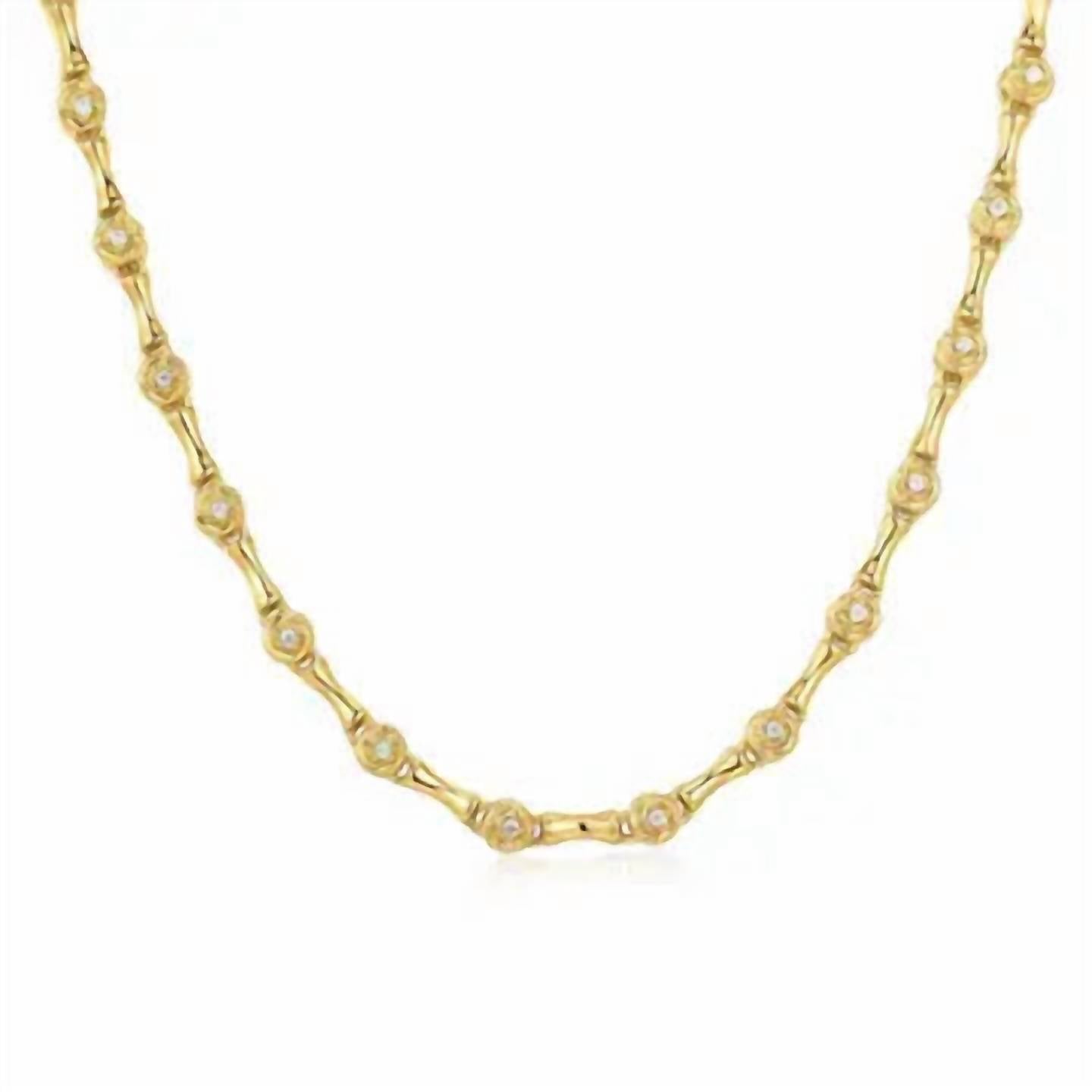 Luv Aj - Women's Coquille Tennis Necklace