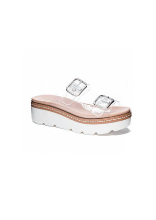 Chinese Laundry - Women's Buckled Platform Wedge Sandal