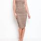 Let'S Go Uptown - Side Ruched Midi Dress