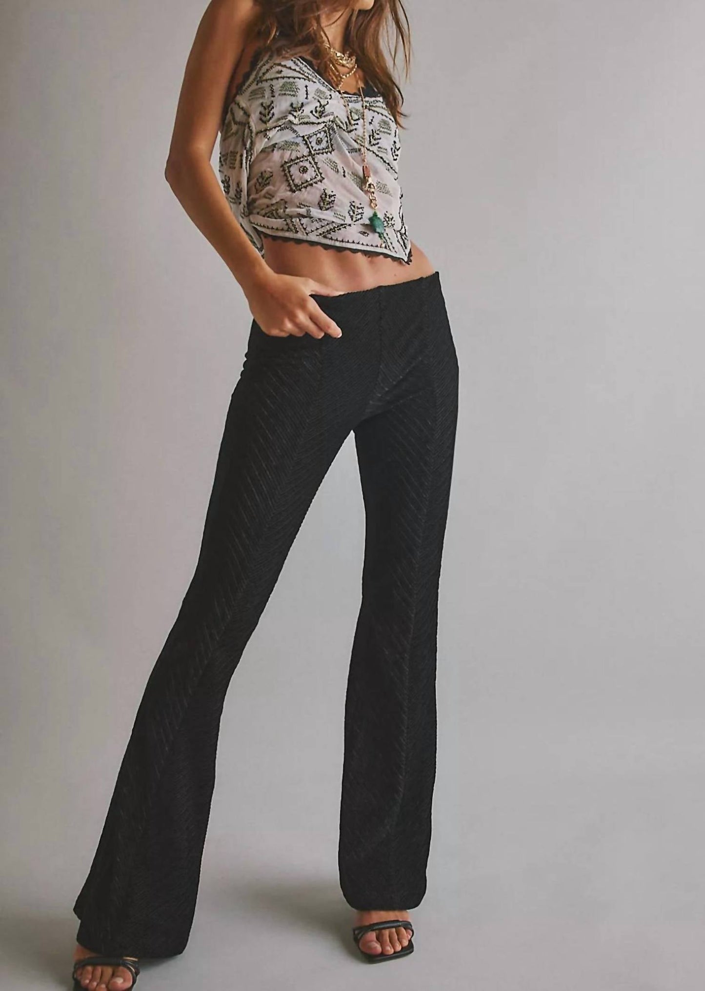 Free People - Penny Pull On Velvet Pants