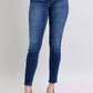 Judy Blue - LANE SKINNY THERMAL DENIM