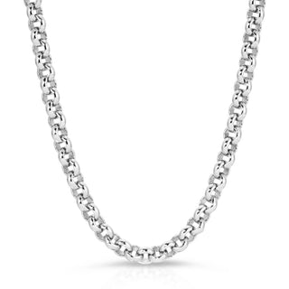 Eklexic - Women's Micro Royal Rolo Chain Necklace