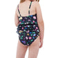 Gottex - Girls Ruffle Tiered Square Neck One Piece Swimsuit