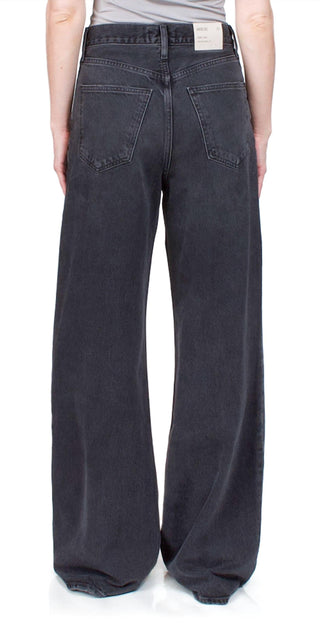 Agolde - Women's Dame High Rise Wide Leg Jeans No Cuff