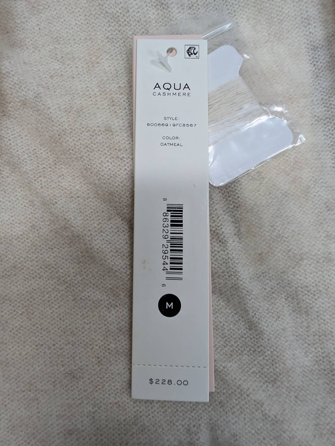 Aqua - Long Sleeve Textured Sweater