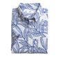 Southern Tide - Men's Short Sleeve Blue Palms Seersucker Sportshirt