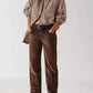 Free People - Risk Taker Cord Straight Leg Pants