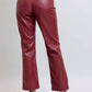 Judy Blue - Tummy Control Faux Leather Straight Pants