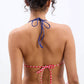 Damson Madder - Tie Front Triangle Bikini Top