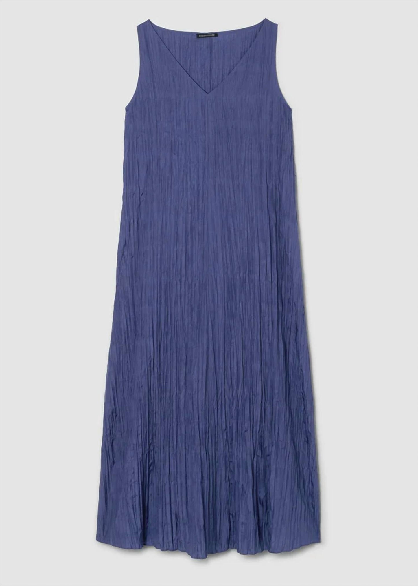 Eileen Fisher - PLEATED SILK DRESS