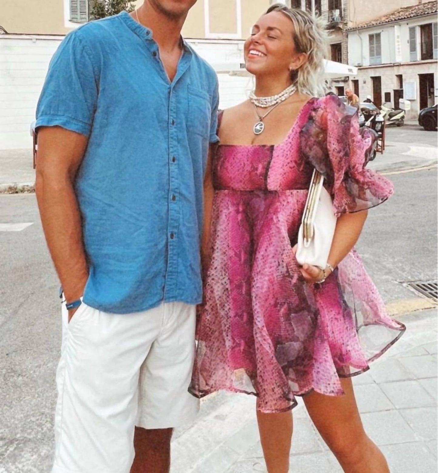 Buddylove - Betsy Puff Sleeve Babydoll Dress