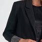 Elan - Rhinestone Cuff Blazer