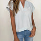 Bobi - Raglan Flutter Top
