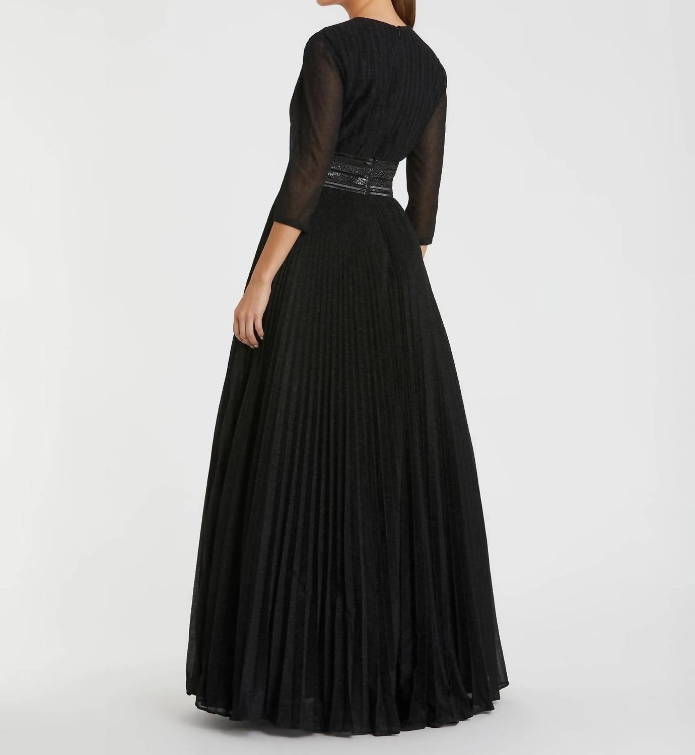 Mac Duggal - Shimmeringpleated A-line Ballgown